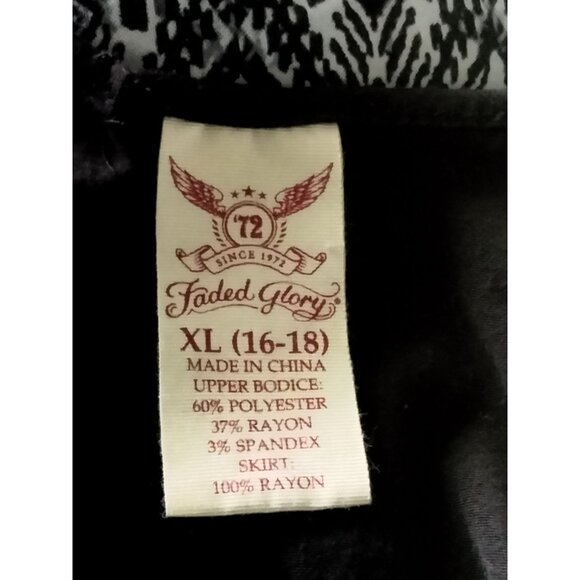 Faded Glory Double V-Neck Sleeveless Side Split Maxi Dress Size XL (16-18) - Picture 7 of 7